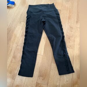 Black Leggings with Side Detailing